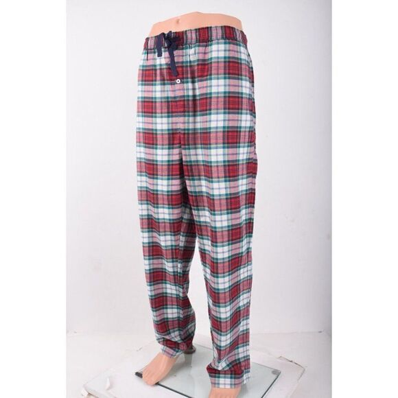 Southern Tide Mens Lounge Pants PJs Pajama Size XXL Red Pinedrop Plaid NWT - Picture 3 of 7
